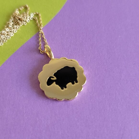 Black Sheep Coin Pendant Necklace - Larissa Loden - Picture 4 of 5